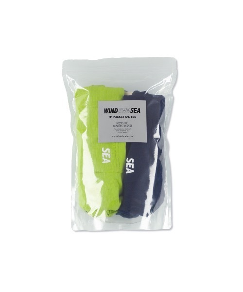 WIND AND SEA（ウィンダンシー） tシャツ SEA ESS 2P POCKET S/S TEE