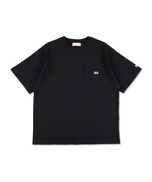WIND AND SEA（ウィンダンシー） tシャツ SEA ESS 2P POCKET S/S TEE