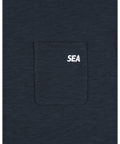 WIND AND SEA（ウィンダンシー） tシャツ SEA ESS 2P POCKET S/S TEE