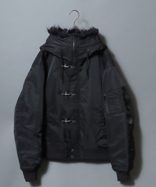 ジャケット・アウター ANPAS N-2B Fireman Buckle Jacket ANPAS ナイロンツイル N-2B ファイヤーマンバックル ジャケット