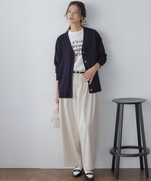 カーディガン スムースストレッチカシュクール レディース : ZOZOTOWN