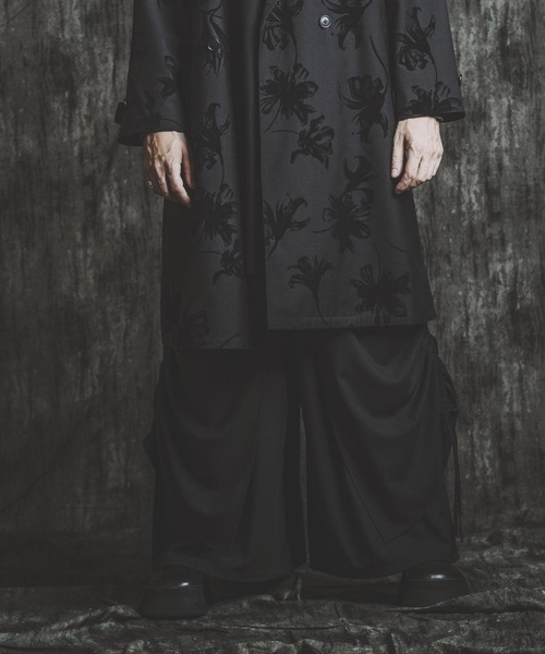 NO ID.（ノーアイディー） パンツ 「NO ID.」Drawstring Layered Baggy