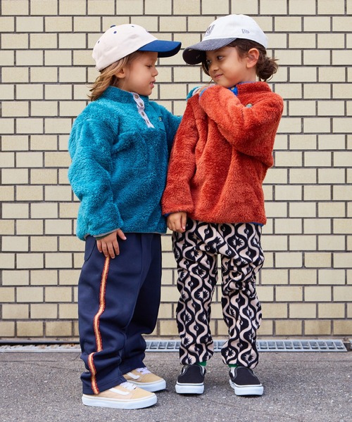 【blanks】ドット柄フリースパンツ　M MARKEY'S（マーキーズ） パンツ 総柄フリースパンツ キッズ 子供服