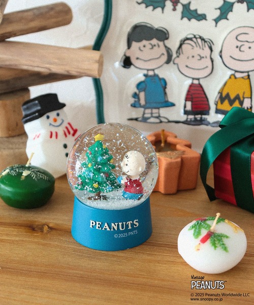 PEANUTS インテリア 「PEANUTS×BAYFLOW」スノードーム2025X'mas