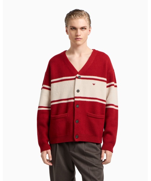 ENPORIO ARMANI エンポリオアルマーニ　カーディガン　ニット EMPORIO ARMANI カーディガン 「エンポリオ アルマーニ」Vネック