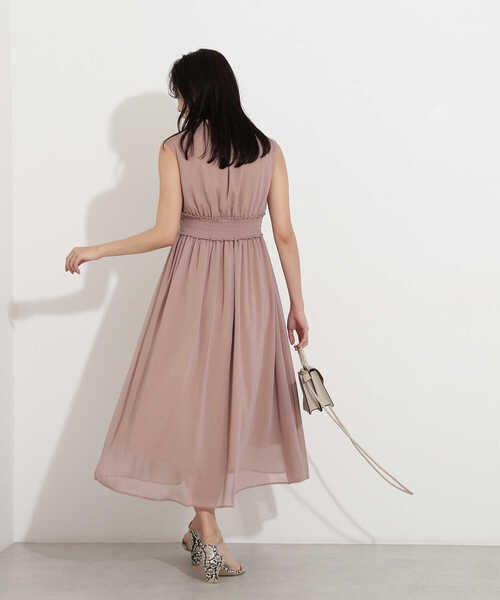 「NATURAL BEAUTY BASIC」 ノースリーブワンピース SMALL グリーン レディース_画像5