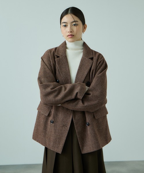 VICKY（ビッキー） コート アウター ツィーディファインチェック