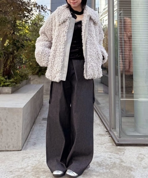 LOVELESS（ラブレス） ブルゾン アウター 「UNISEX」カルガンラム