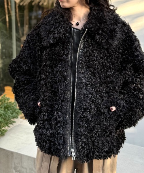 LOVELESS（ラブレス） ブルゾン アウター 「UNISEX」カルガンラム