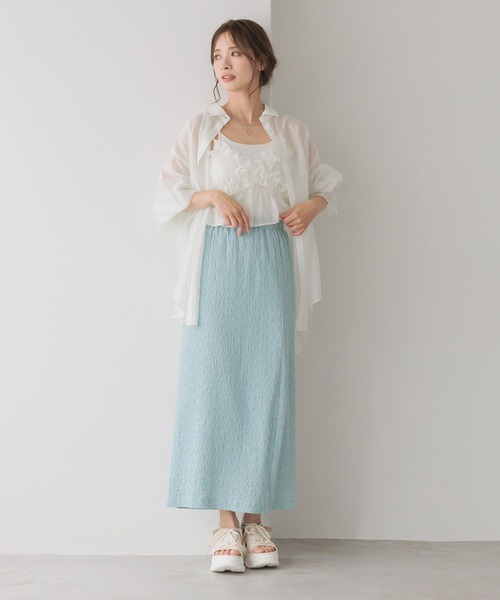 「mysty woman」 キャミソールブラウス FREE オフホワイト レディース_画像5