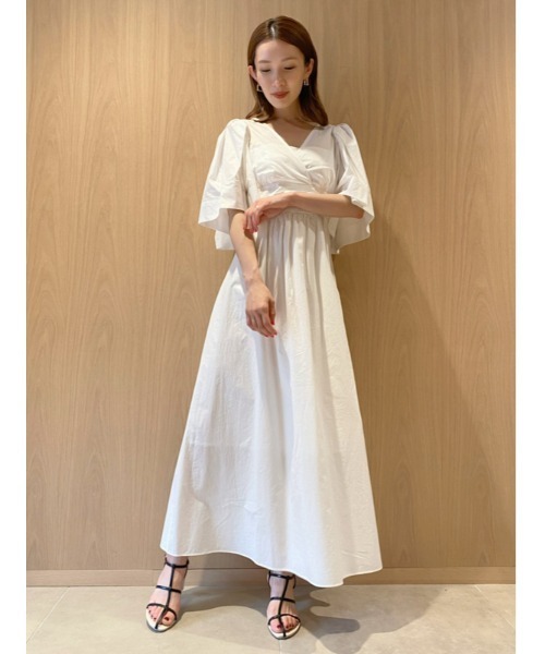 「SNIDEL」 キャミソールワンピース 1 モカ レディース_画像4