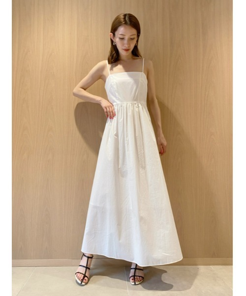 「SNIDEL」 キャミソールワンピース 1 モカ レディース_画像6