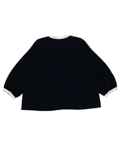 「TOKYO SHIRTS」 7分袖ブラウス M オフホワイト レディース_画像5