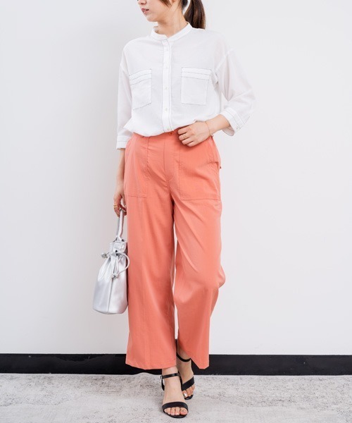 「ANNA LUNA」 7分袖ブラウス MEDIUM ホワイト レディース_画像6