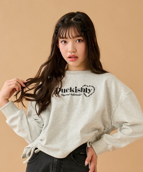 by LOVEiT トレーナー ドロストプルオーバー キッズ 子供服 女の子