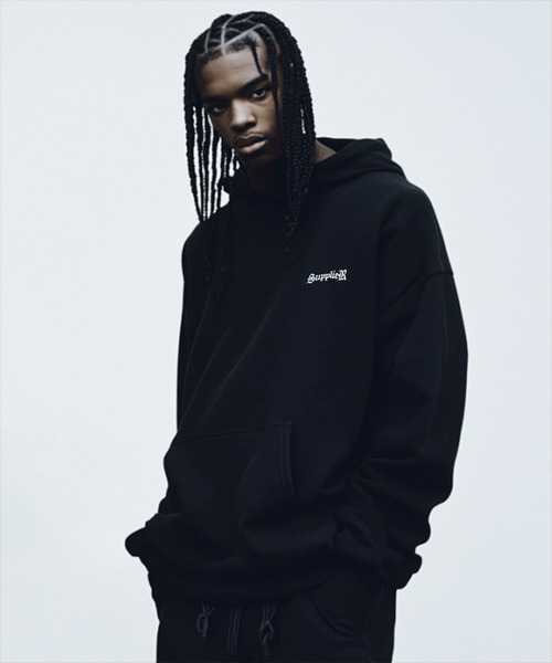 「SUPPLIER」 プルオーバーパーカー LARGE ベージュ メンズ_画像8