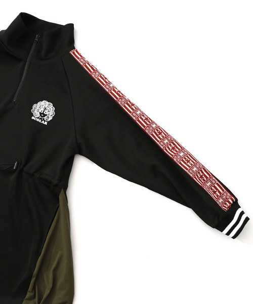 ScoLar（スカラー） ワンピース 153731：バイカラー異素材 切替