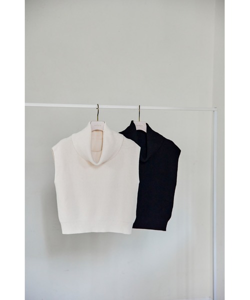 Her lip to ノースリーブニット FREE ベージュ レディース : ZOZOTOWN