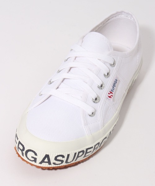 「SUPERGA」 ローカットスニーカー 25.0cm ブラック レディース_画像8