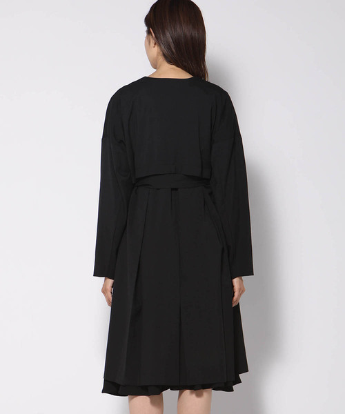 「ketty」 ノーカラーコート L ブラック レディース_画像4