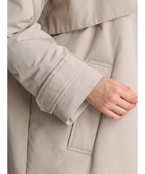 「Mila Owen」 ダウンコート 0 ベージュ レディース_画像8