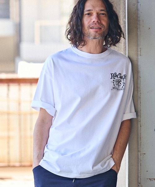 「CAMBIO」 半袖Tシャツ X-LARGE ベージュ メンズ_画像2