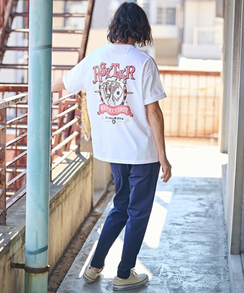 「CAMBIO」 半袖Tシャツ X-LARGE ベージュ メンズ_画像8