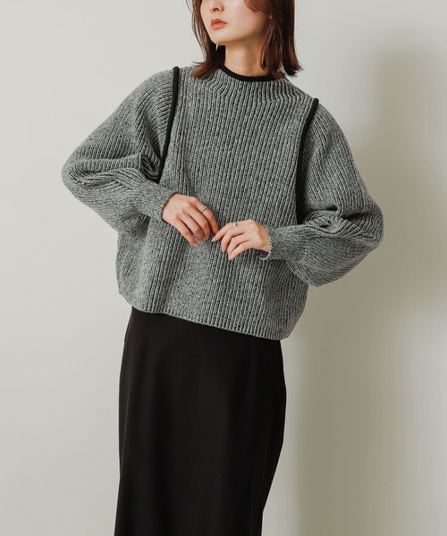 SENSE OF PLACE by URBAN RESEARCH 長袖ニット ONE グレー レディース