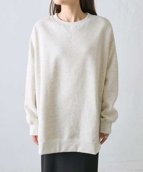 「PUAL CE CIN」 スウェットカットソー FREE グレイッシュベージュ レディース_画像2