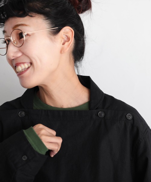 「soulberry」 長袖ブラウス 2 ブラック レディース_画像3