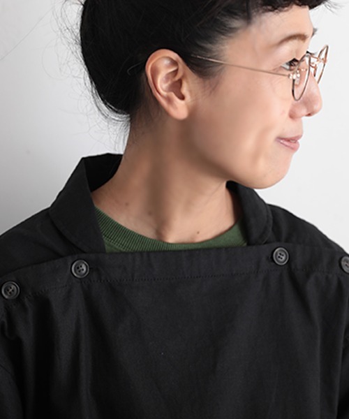 「soulberry」 長袖ブラウス 2 ブラック レディース_画像7