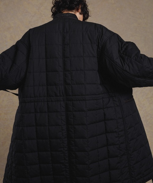 新品タグ付き　アダムエロペ　ノーカラーコート ADAM ET ROPE'（アダムエロペ） ノーカラーコート 36 ネイビー