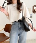 tシャツ 品のある透け感で、さりげない存在感を...の詳細画像4