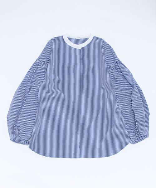 「Mila Owen」 長袖ブラウス 0 ブルー レディース_画像5