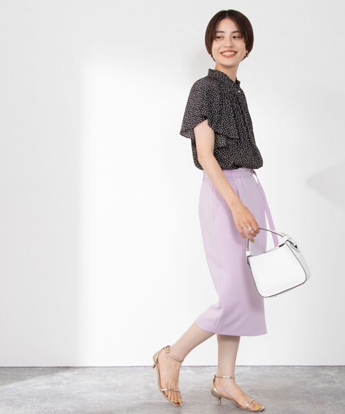 「NOLLEY'S Sophi」 半袖ブラウス 36 ベージュ レディース_画像5