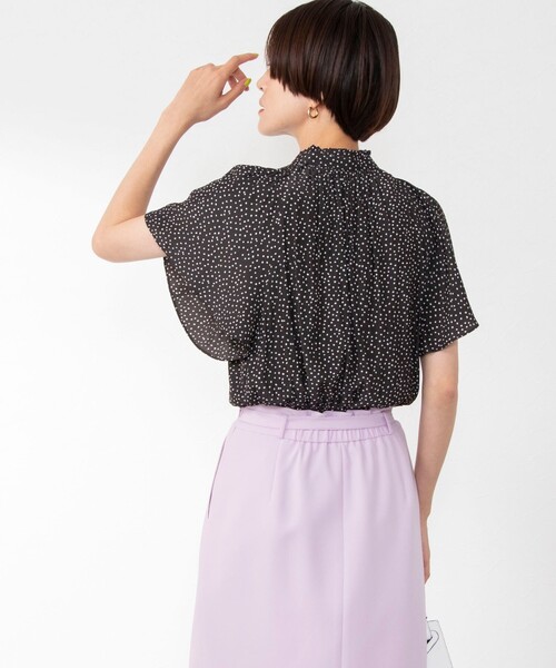 「NOLLEY'S Sophi」 半袖ブラウス 36 ベージュ レディース_画像8