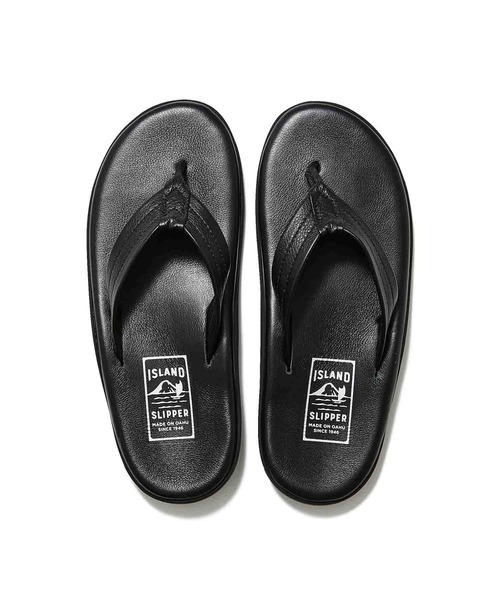  SLIPPER アイランドスリッパ ビーチサンダル ブラック ISLAND SLIPPER（アイランドスリッパ） サンダル 10 ブラック メンズ