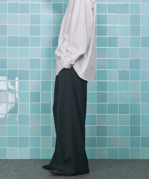 MAISON SPECIAL（メゾンスペシャル） ワイドパンツ スラックス メンズ