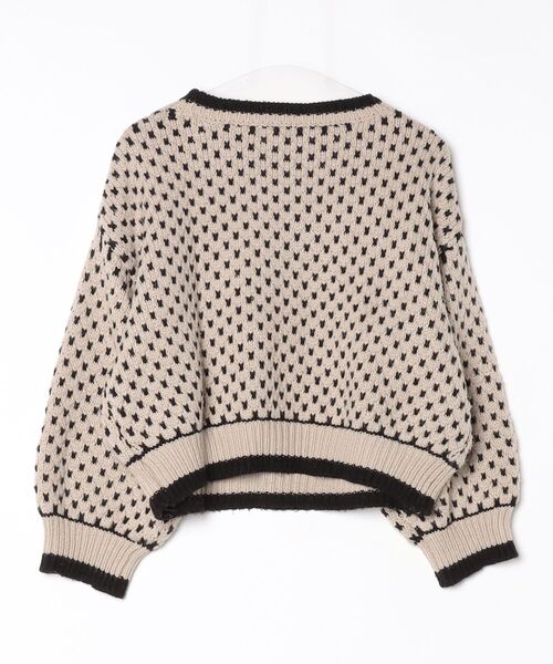 「BEAMS HEART」 長袖ニット - グリーン レディース_画像2