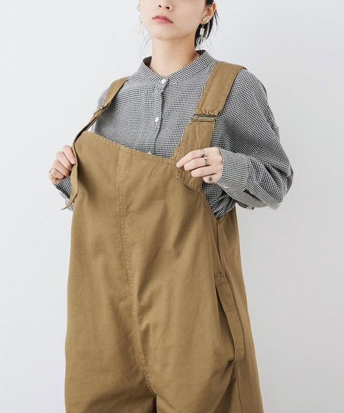 「Fashion Letter」 「LARU」オーバーオール - ブラック レディース_画像7