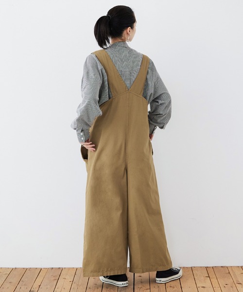 「Fashion Letter」 「LARU」オーバーオール - ブラック レディース_画像8