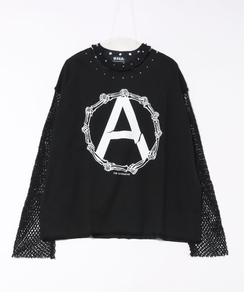 「RNA」 長袖カットソー MEDIUM ブラック レディース