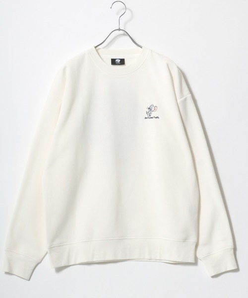 「TOM&JERRY」 長袖カットソー L スミクロ レディース_画像7