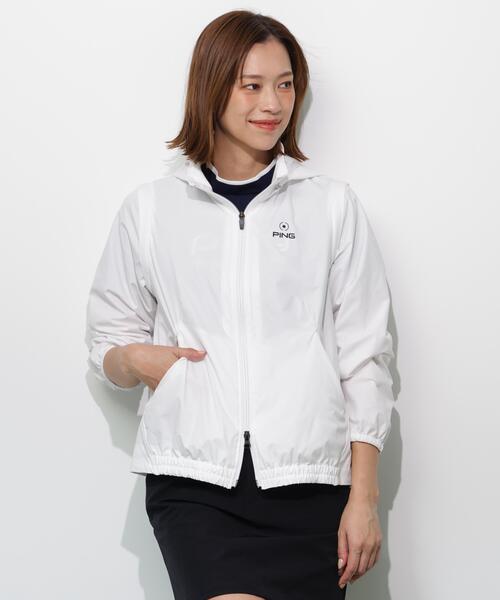 PING（ピン） ブルゾン アウター 「PING APPAREL」2WAY撥水フルジップ