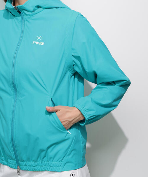 PING（ピン） ブルゾン アウター 「PING APPAREL」2WAY撥水フルジップ