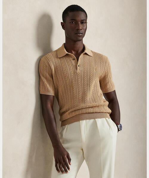POLO RALPH LAUREN メンズニット、セーター（色：ブラウン系