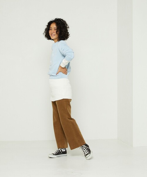 「Freada」 長袖カットソー フリ- オフホワイト レディース_画像7