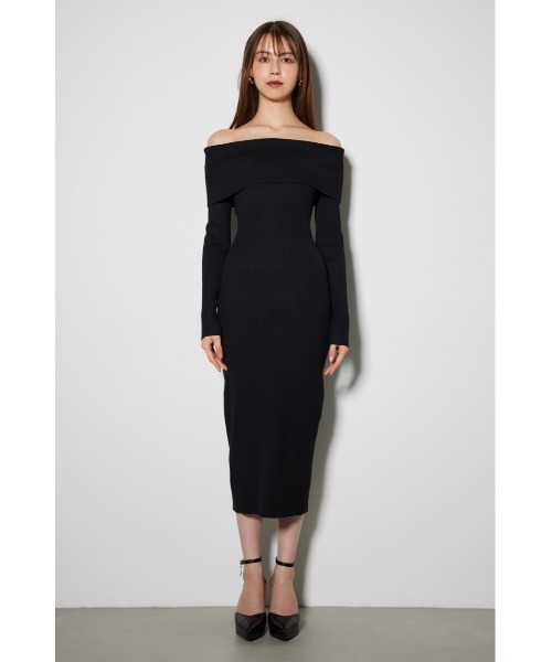 「rienda」 ニットワンピース FREE ブラウン レディース_画像6