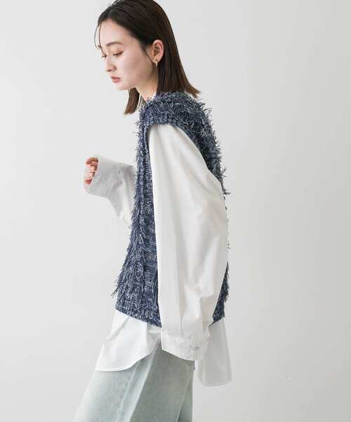 「SENSE OF PLACE by URBAN RESEARCH」 ニットベスト ONE ベージュ レディース_画像9