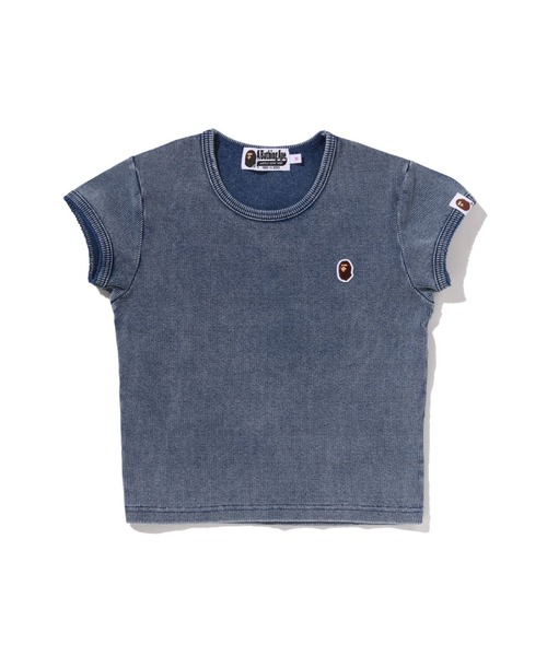 な*様 【値下げ中】A BATHING APE CROPPED TRIM TEE A BATHING APE Ladies' COLLEGE CROPPED TRIM TEE – happyjagabee store